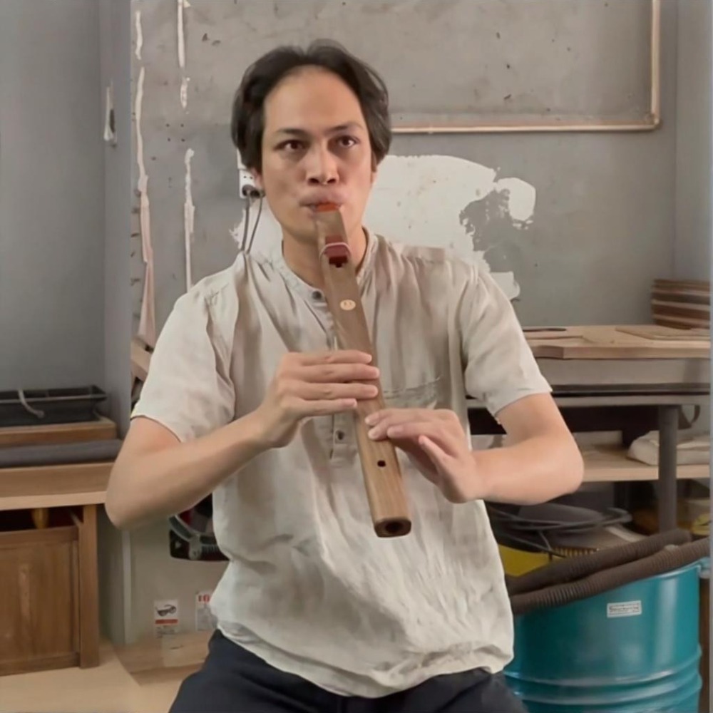 Musical Instrument Xiao - B/C/D/E/F Tone Wooden Vertical Flute Portable