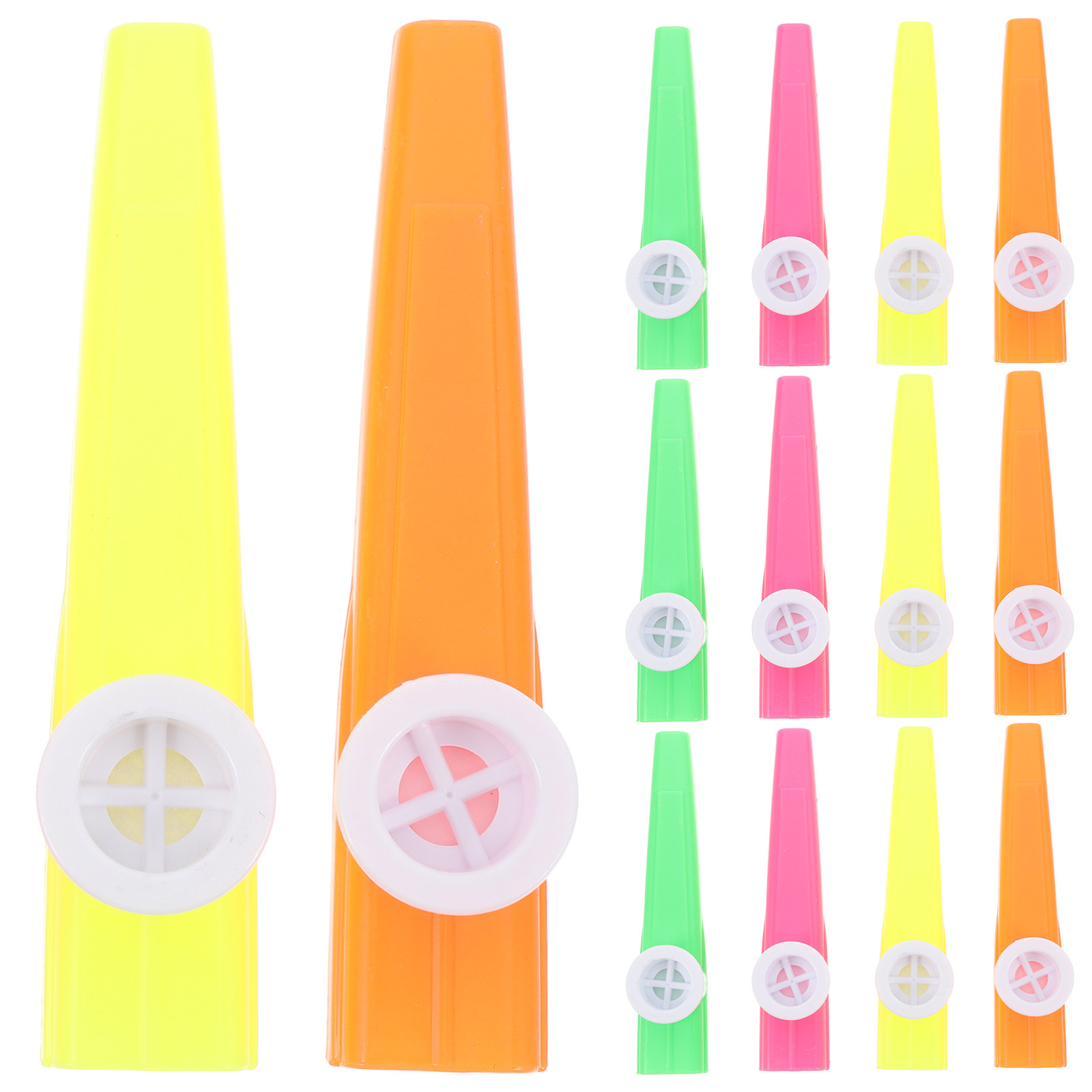 Musical Instrument Flute - 24Pcs Kazoos Plastic Mini Musical Instruments