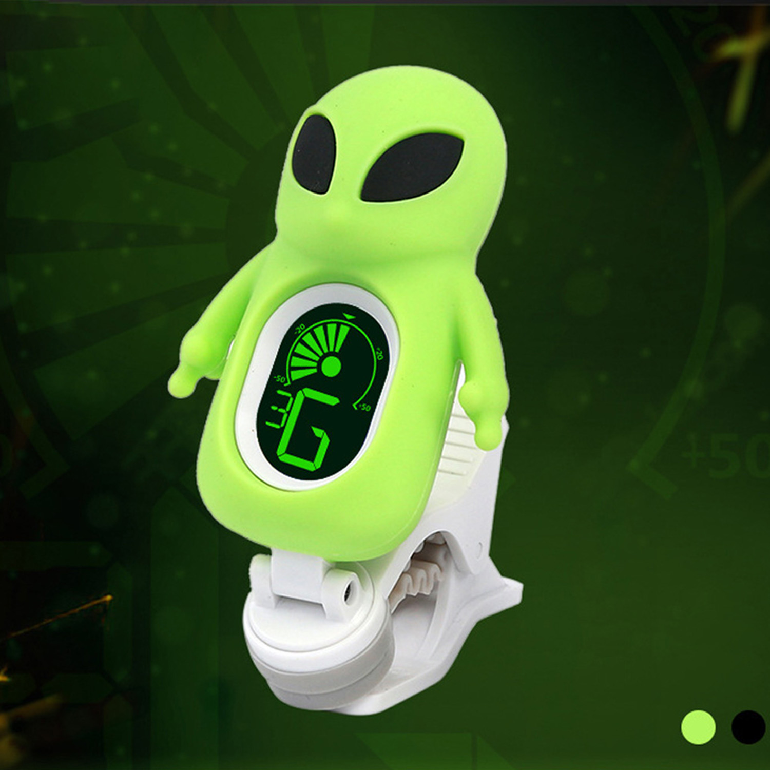 Musical Instrument Accessories - Guitar Tuner A71, Cute Alien Cartoon