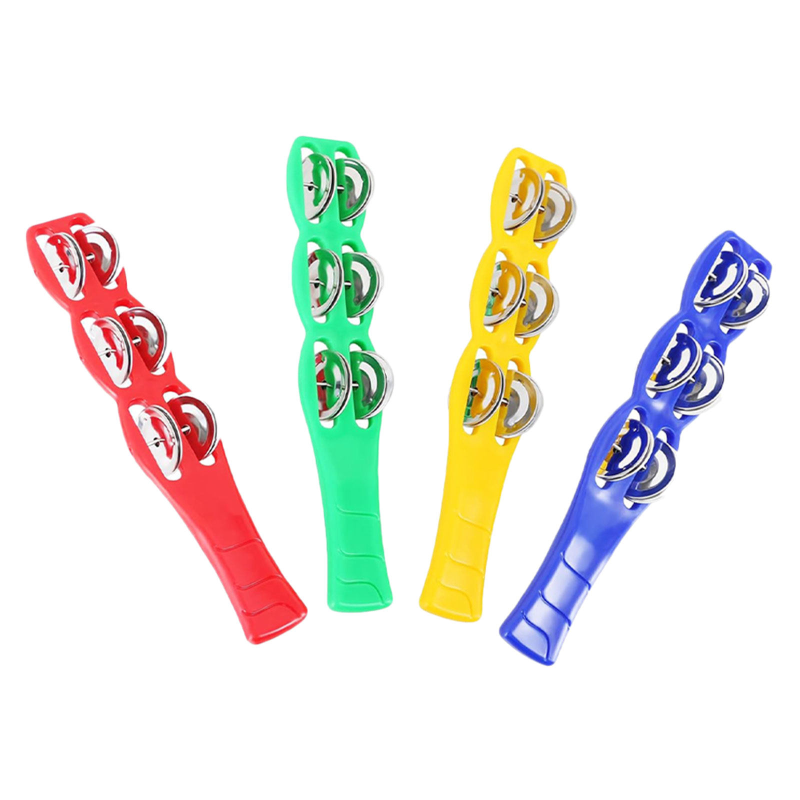 Musical Instrument Tambourine - 4Pcs Jingle Sticks Tambourine Sticks Plastic