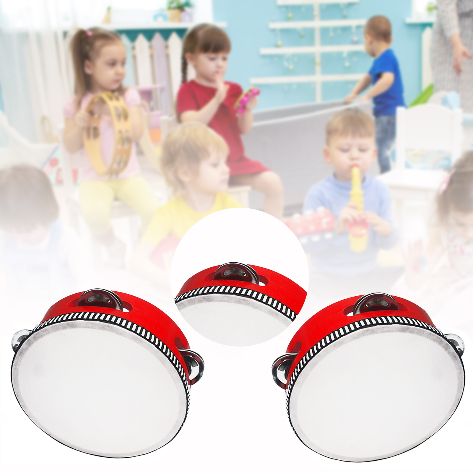 Tambourines For Children Porta - Musical Instrument Tambourine บทวิจารณ์และราคา