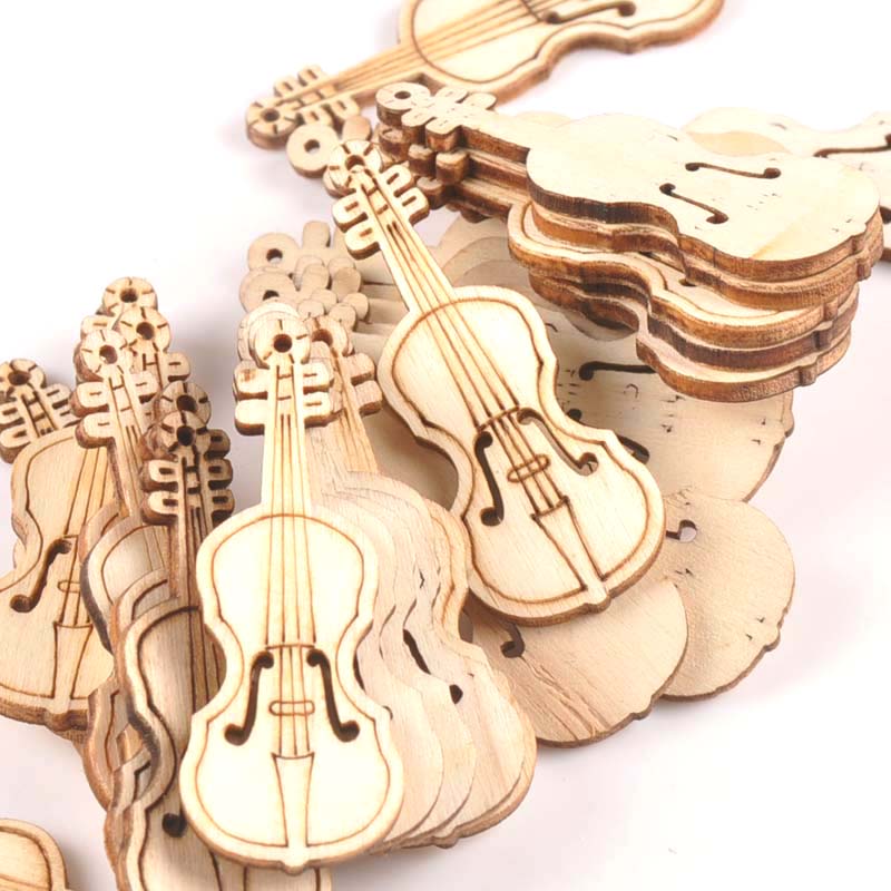15Pcs 55x20mm Natrual Violin W - Musical Instrument Cello บทวิจารณ์และราคา