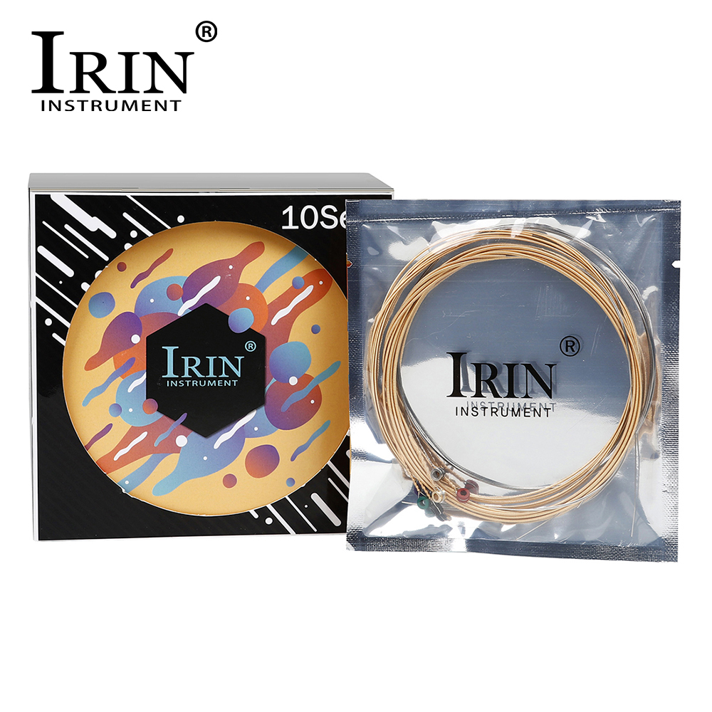 IRIN 10 Sets Guitar Strings 1- - Musical Instrument With Strings บทวิจารณ์และราคา