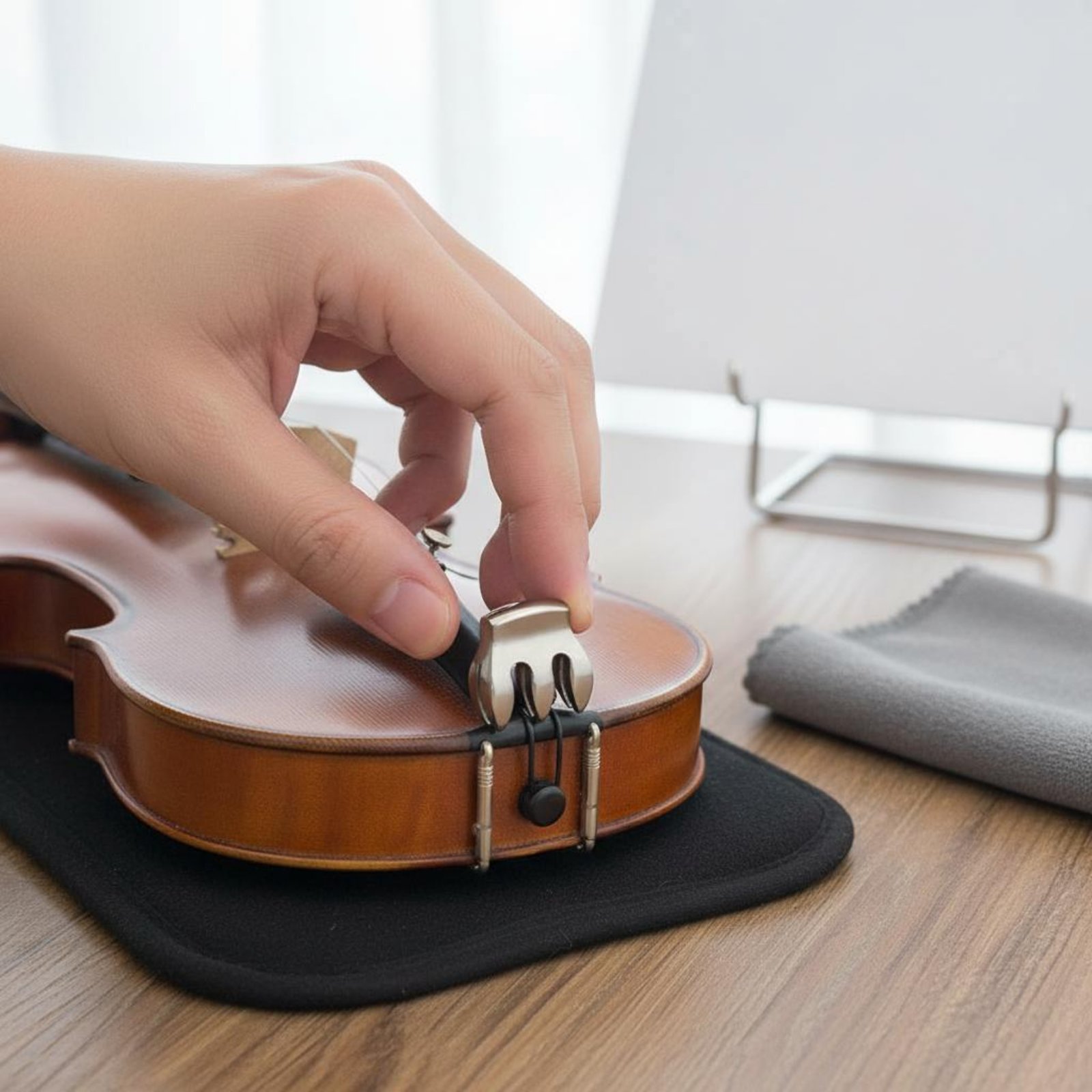 Metal Violin Mute Reduces Volu - Musical Instrument Accessories บทวิจารณ์และราคา