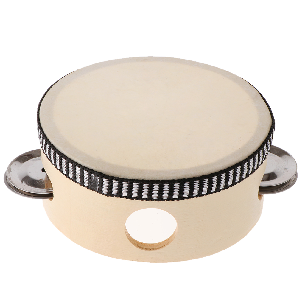 Wooden Musical Tambourine Beat - Musical Instrument Tambourine บทวิจารณ์และราคา