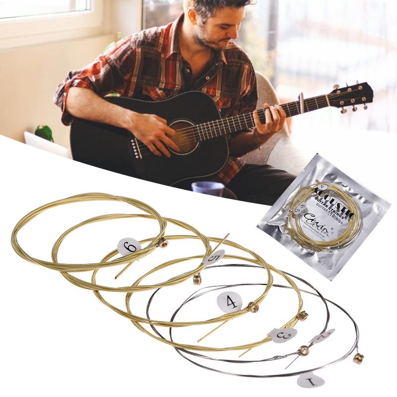 6Pcs High-Quality Acoustic Gui - Musical Instrument With Strings บทวิจารณ์และราคา