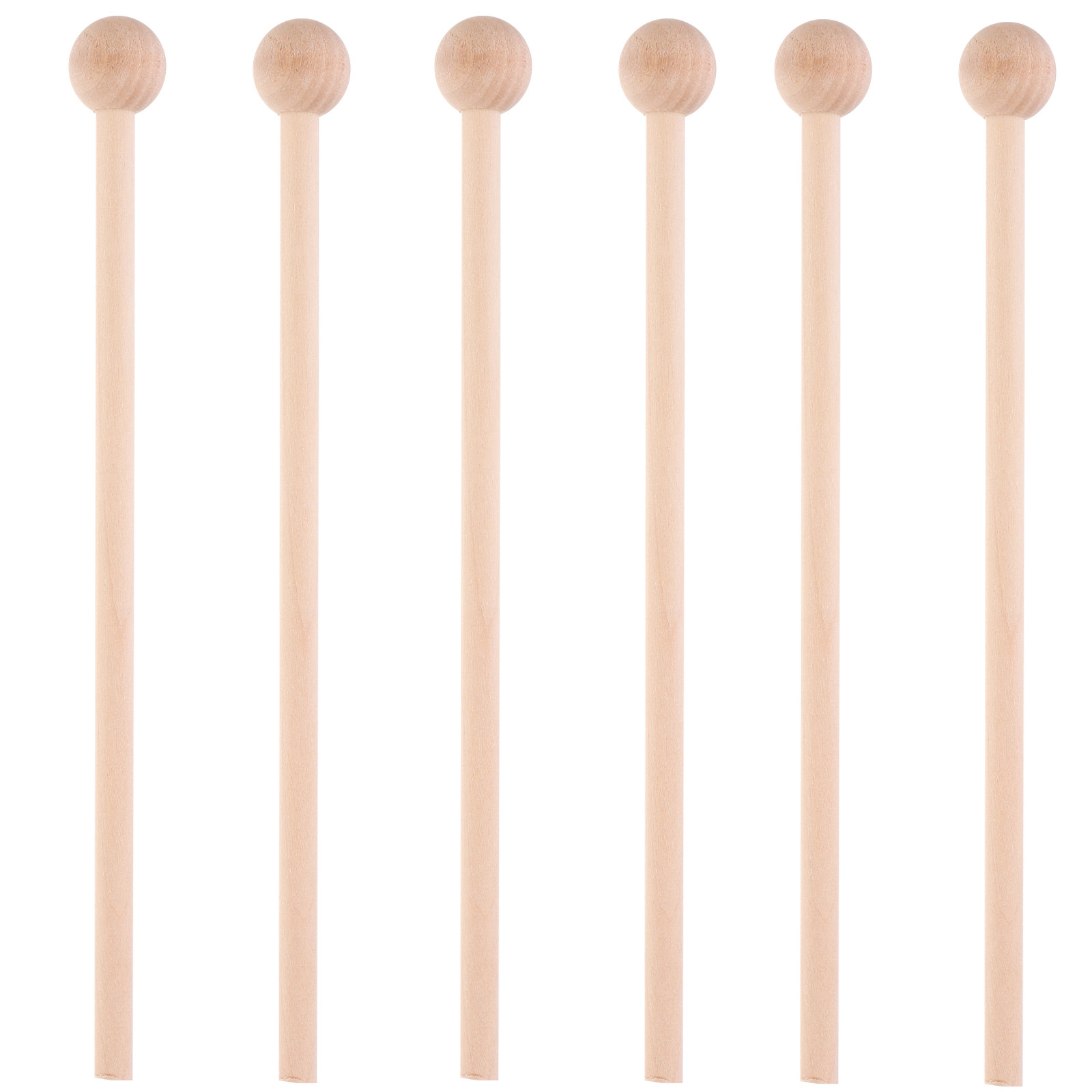 6Pcs Hardwood Music Mallets Pe - Musical Instrument Xylophone บทวิจารณ์และราคา