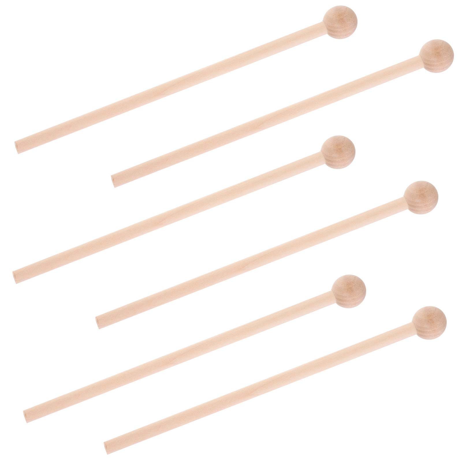 6Pcs Hardwood Music Mallets Pe - Musical Instrument Xylophone บทวิจารณ์และราคา