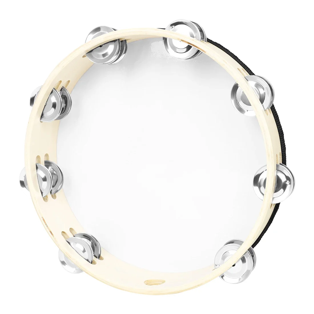 10 Inch Tambourine Wooden Tamb - Musical Instrument Tambourine บทวิจารณ์และราคา