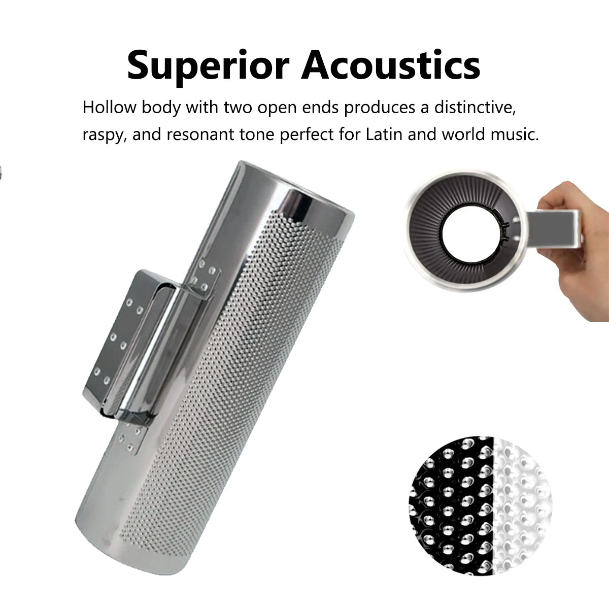 Miwayer Musical Stainless Stee - Guiro Scraper Instrument บทวิจารณ์และราคา