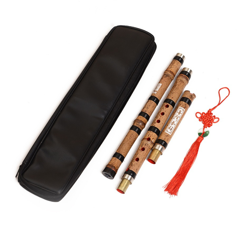 8 Holes Bamboo Flute 3 Section - Musical Instrument Xiao บทวิจารณ์และราคา