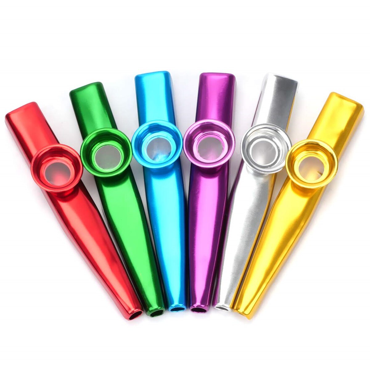 Kazoo Silver Aluminum Alloy wi - Musical Instrument Flute บทวิจารณ์และราคา