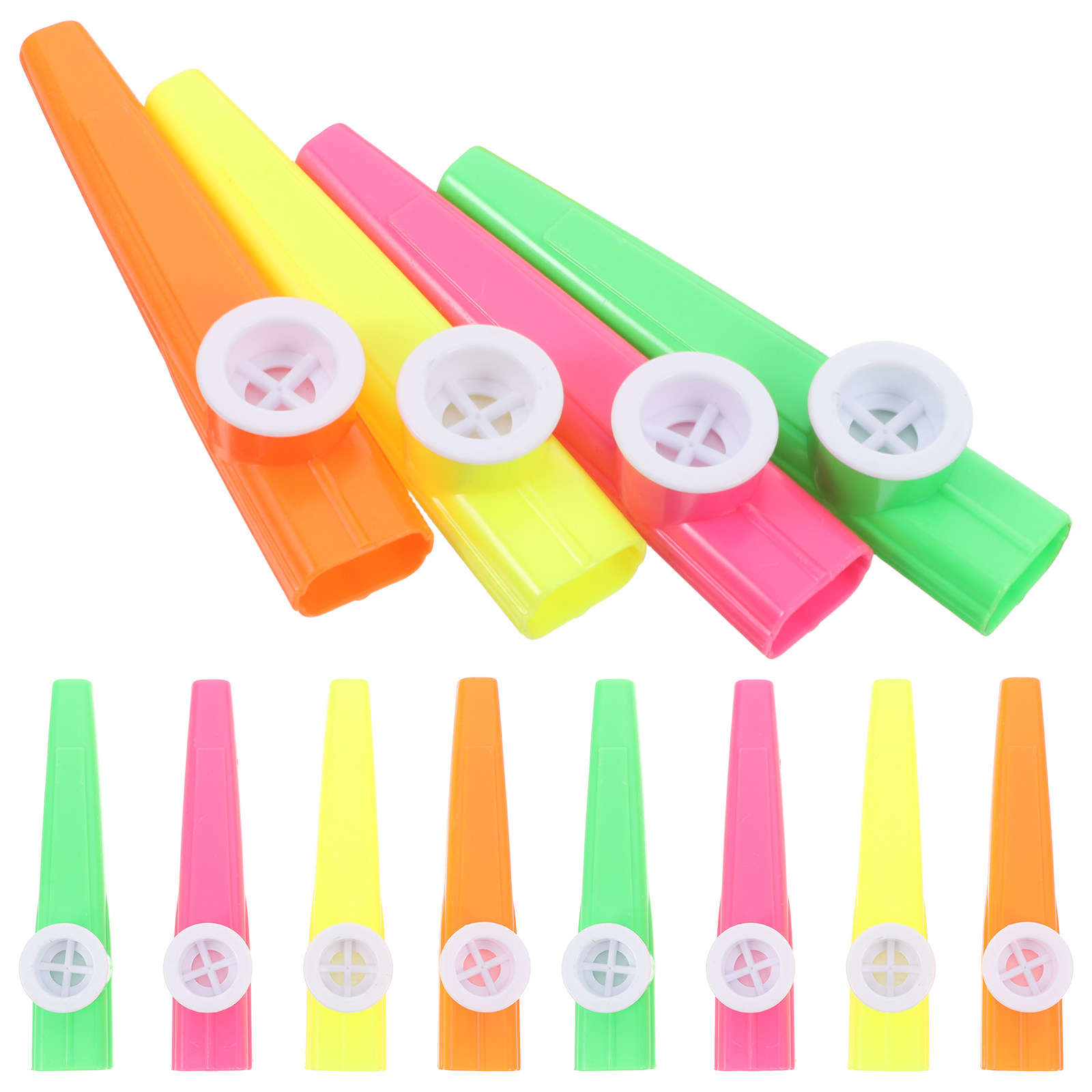 24Pcs Kazoos Plastic Mini Musi - Musical Instrument Flute บทวิจารณ์และราคา