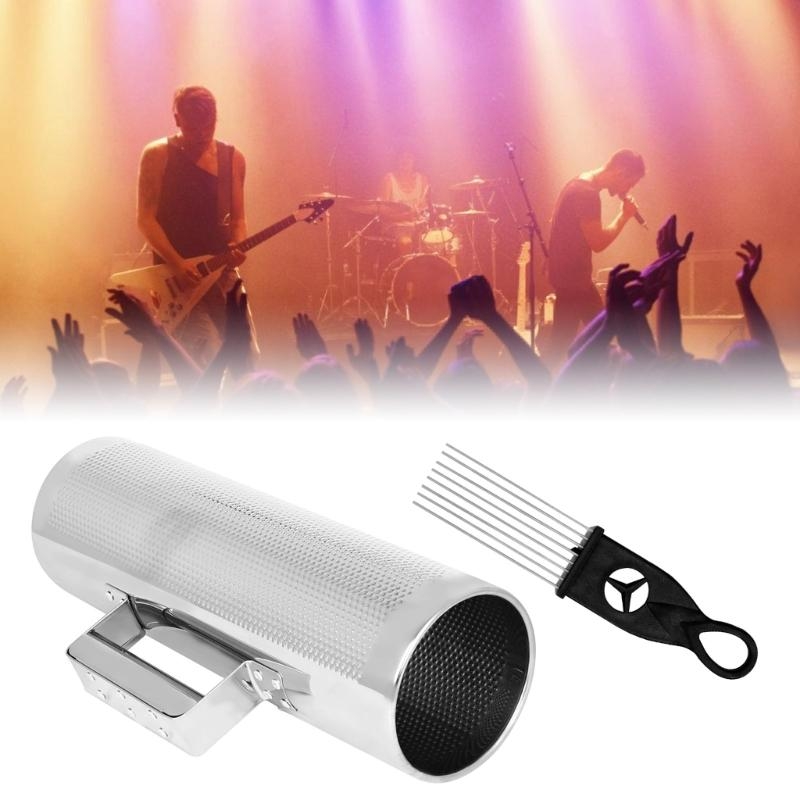   Metal Guiro Shaker with Scra - Guiro Scraper Instrument บทวิจารณ์และราคา