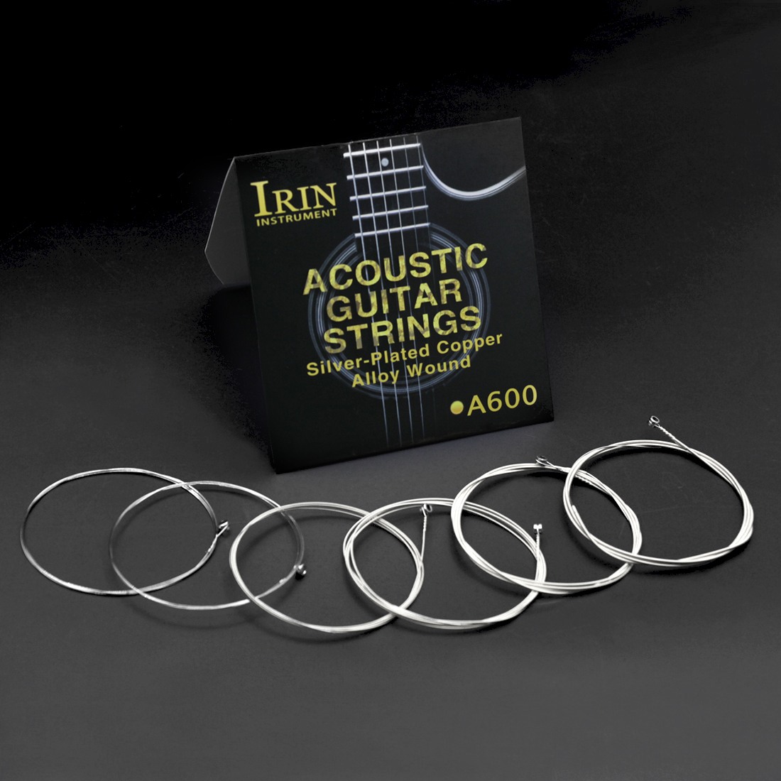 IRIN A600 Acoustic Folk Guitar - Musical Instrument With Strings บทวิจารณ์และราคา