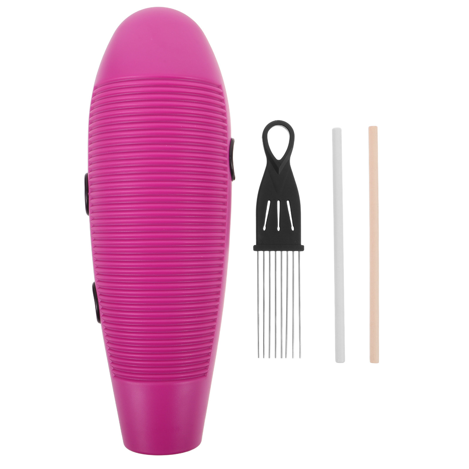 1Set Violet Plastic Guiro Musi - Guiro Scraper Instrument บทวิจารณ์และราคา