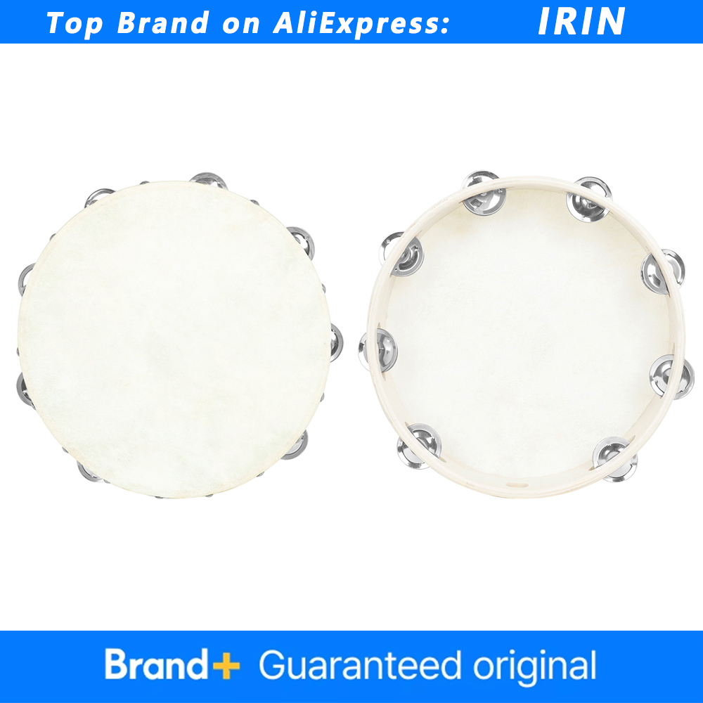 IRIN 8/10 Inch Tambourine Orff - Musical Instrument Tambourine บทวิจารณ์และราคา