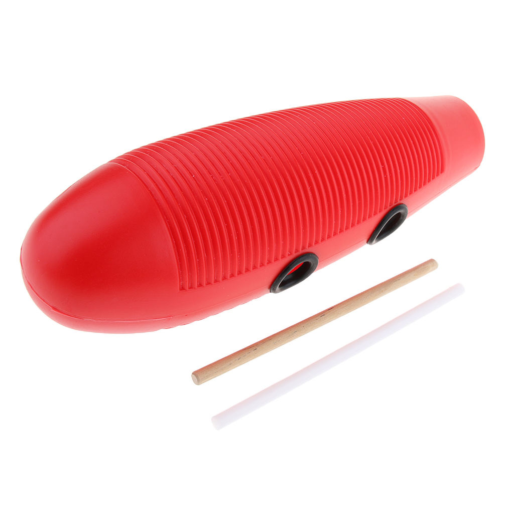 Guiro With 2 Scrapers, Latin P - Guiro Scraper Instrument บทวิจารณ์และราคา