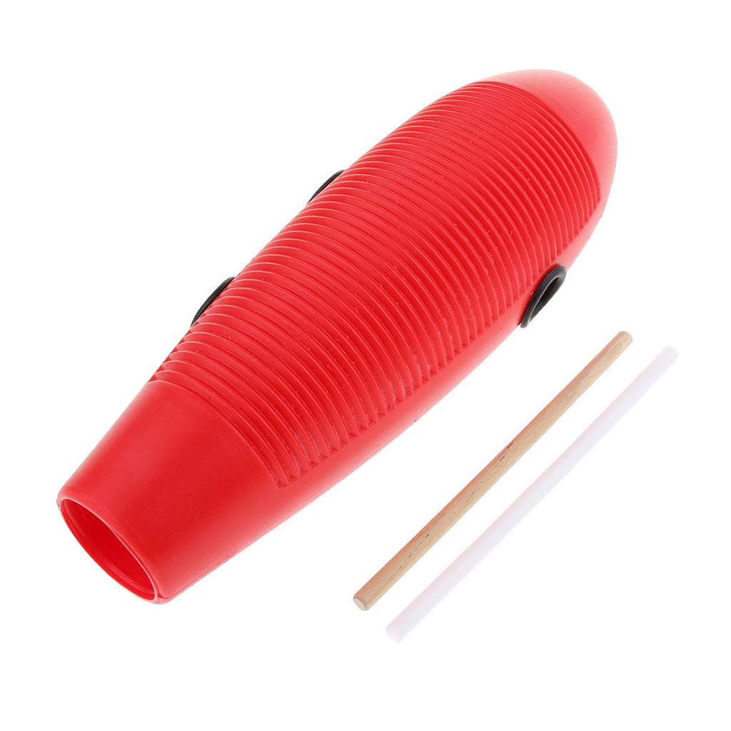 Guiro With 2 Scrapers, Latin P - Guiro Scraper Instrument บทวิจารณ์และราคา