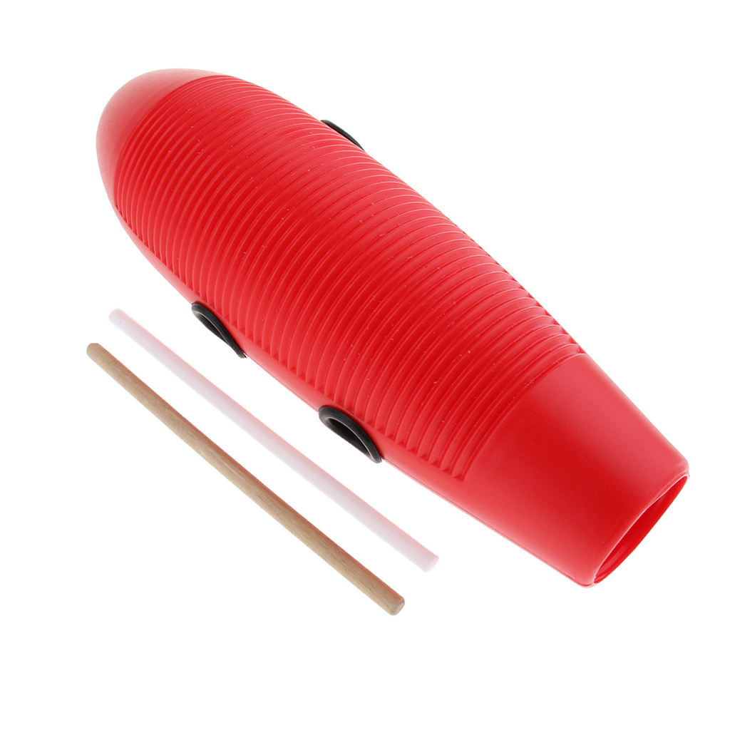 Guiro With 2 Scrapers, Latin P - Guiro Scraper Instrument บทวิจารณ์และราคา
