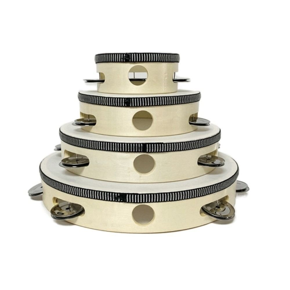 4/6/8/10 Inch Hand Held Drum W - Musical Instrument Tambourine บทวิจารณ์และราคา