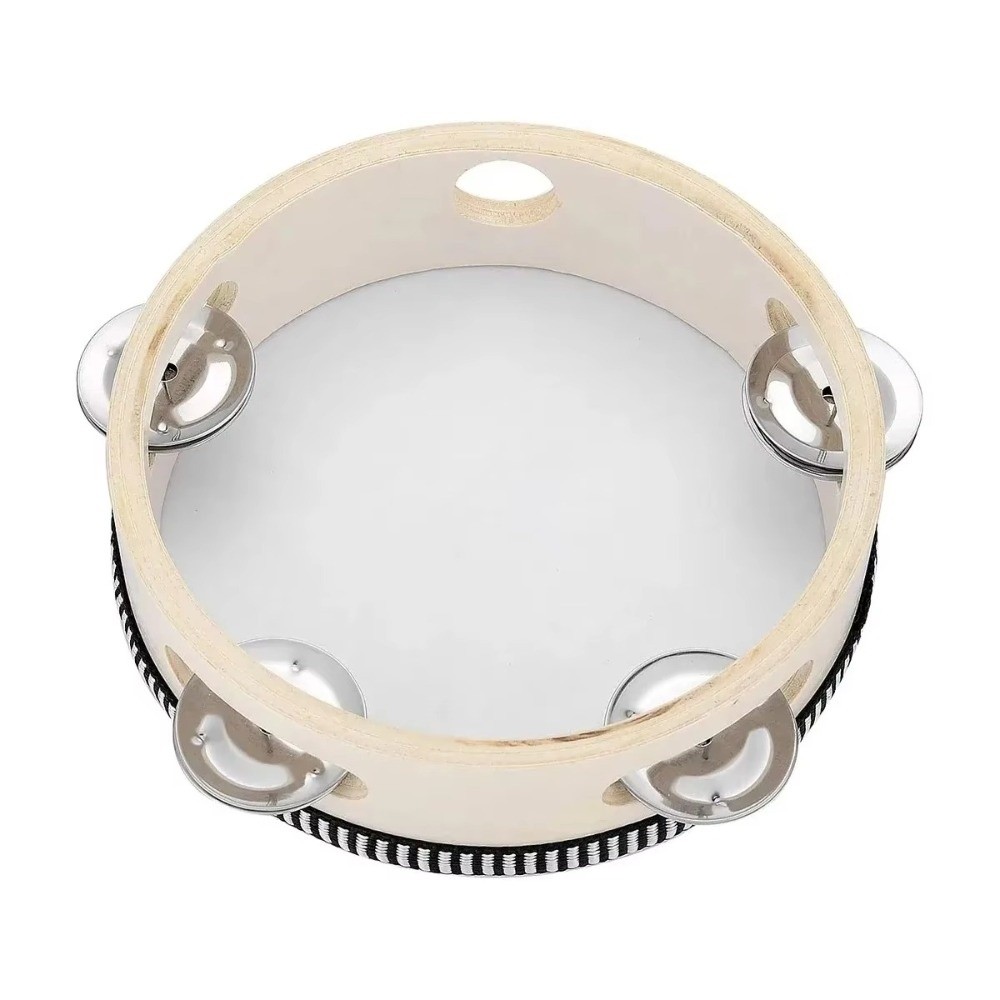 4/6/8/10 Inch Hand Held Drum W - Musical Instrument Tambourine บทวิจารณ์และราคา