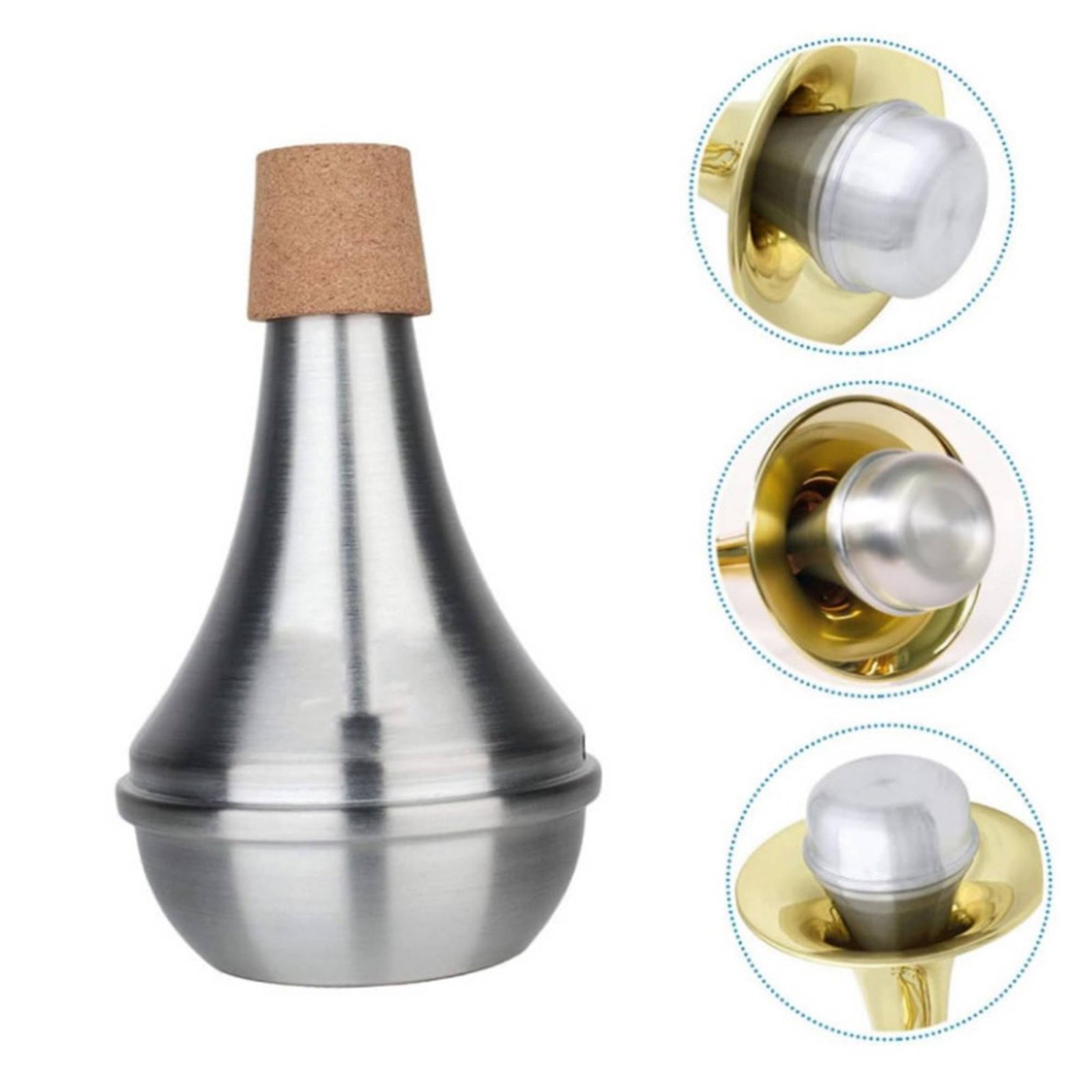 Aluminum Trumpet Mute Cork Pro - Musical Instrument Accessories บทวิจารณ์และราคา