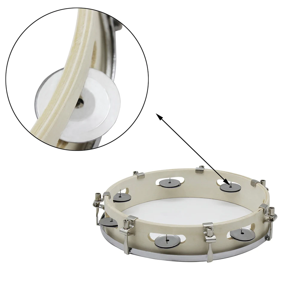 IRIN 10 Inch Tambourine Adjust - Musical Instrument Tambourine บทวิจารณ์และราคา