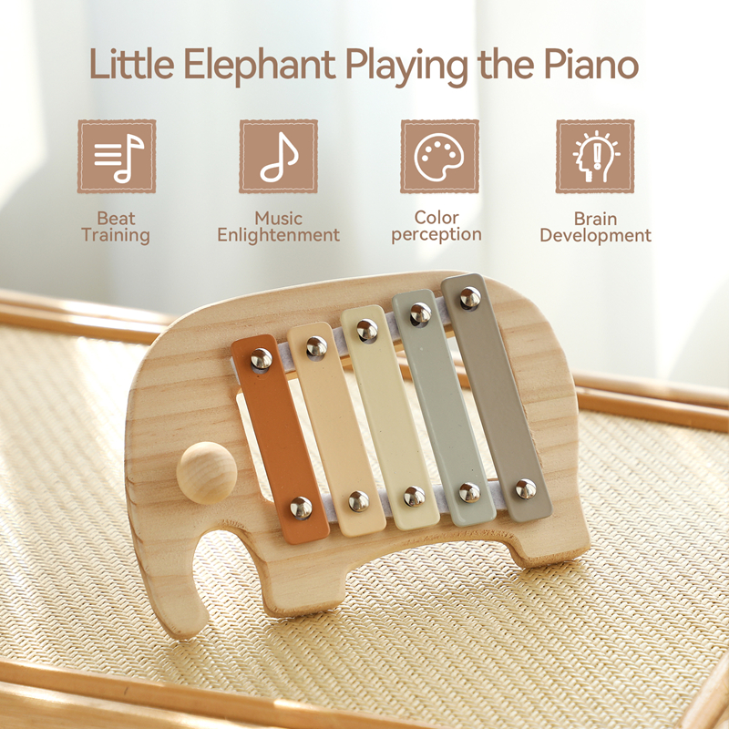 Baby Montessori Toy Cartoon El - Musical Instrument Xylophone บทวิจารณ์และราคา