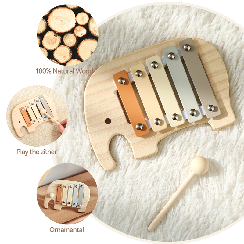 Baby Montessori Toy Cartoon El - Musical Instrument Xylophone บทวิจารณ์และราคา
