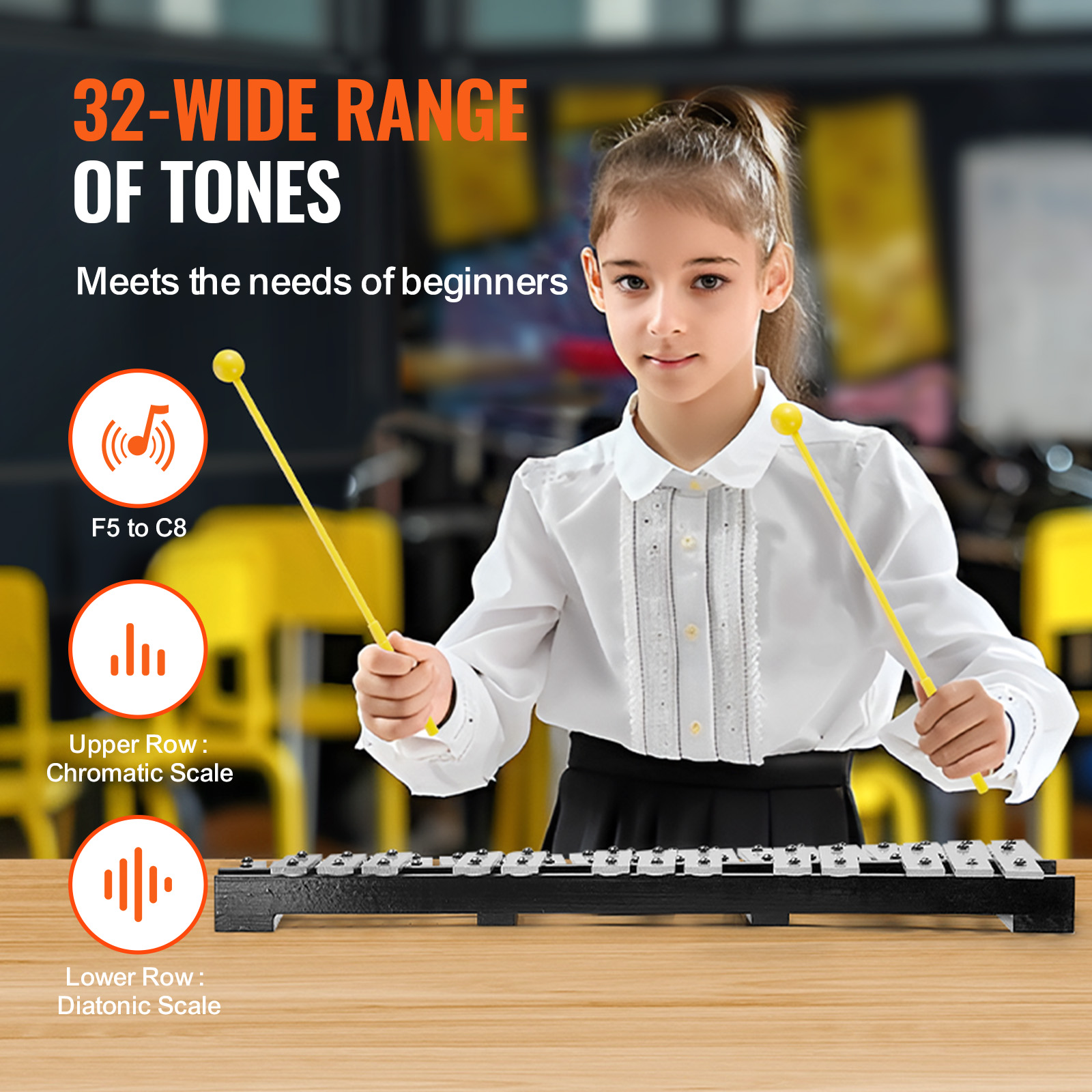SucceBuy 32 Note Glockenspiel  - Musical Instrument Xylophone บทวิจารณ์และราคา