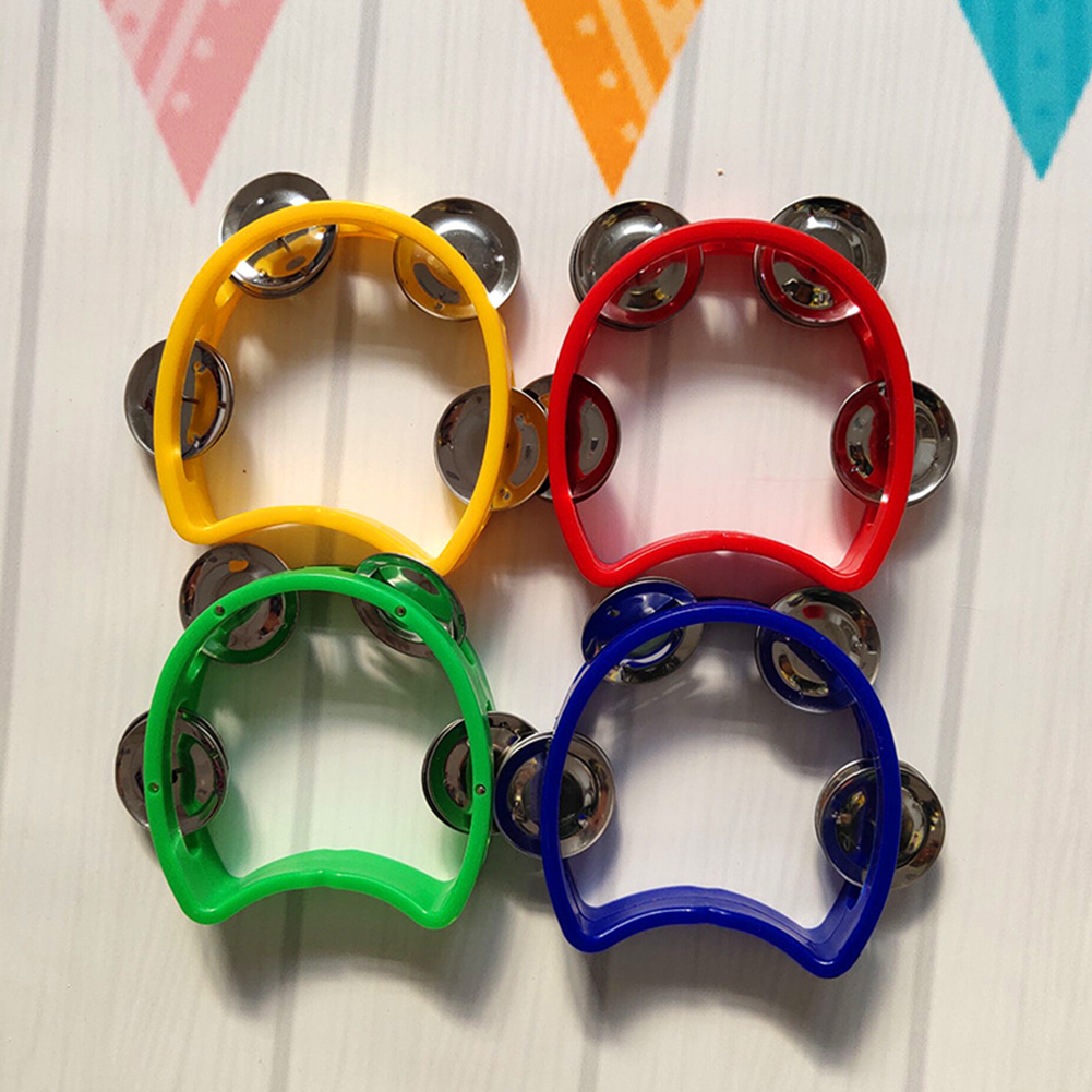 4pcs Tambourine Jingles Rattle - Musical Instrument Tambourine บทวิจารณ์และราคา