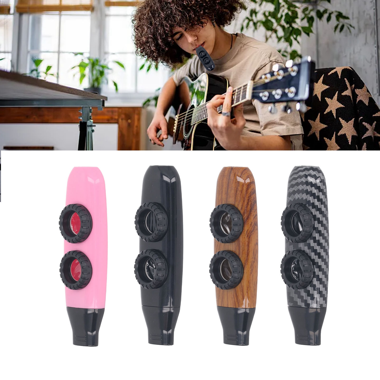 Kazoo Flute with Diaphragm Kaz - Musical Instrument Flute บทวิจารณ์และราคา