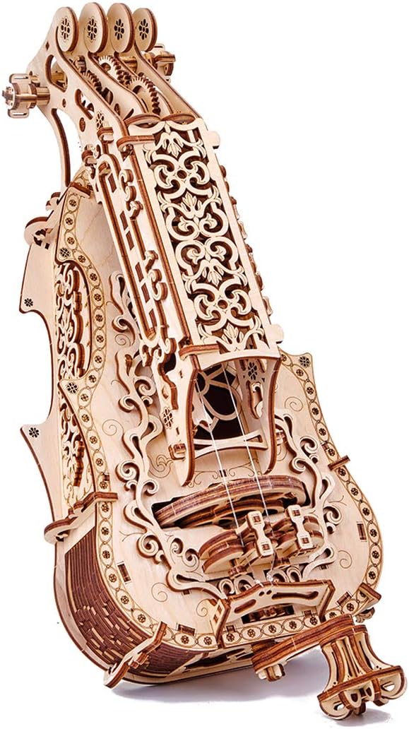 Lyra da Vinci 3D Wooden Puzzle - Musical Instrument Hurdy Gurdy บทวิจารณ์และราคา