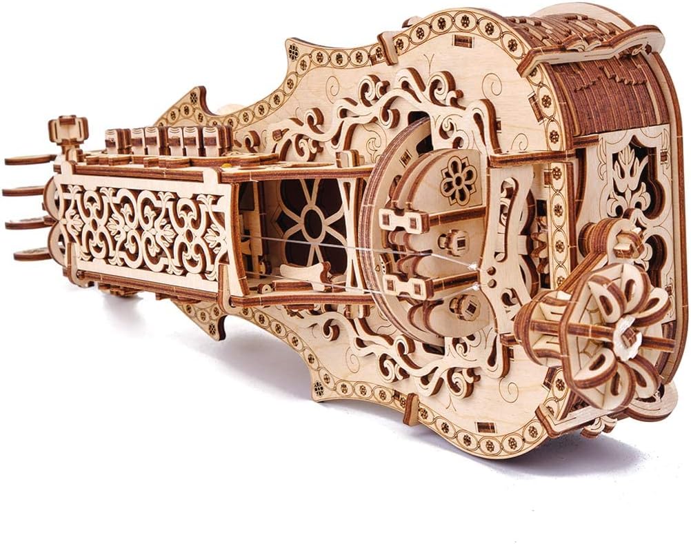 Lyra da Vinci 3D Wooden Puzzle - Musical Instrument Hurdy Gurdy บทวิจารณ์และราคา