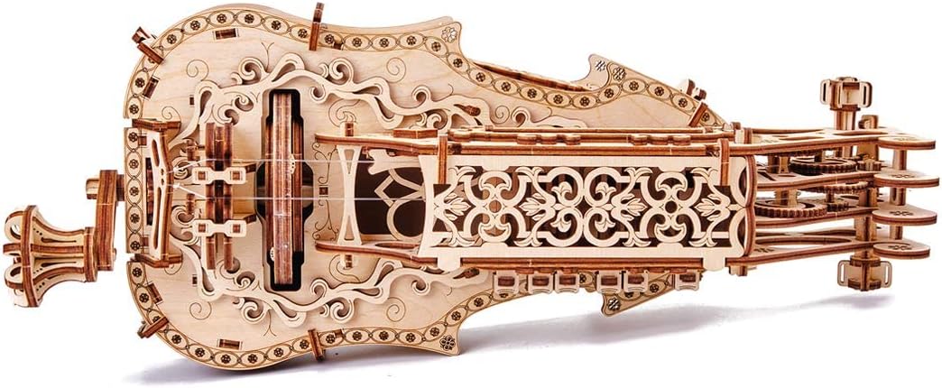 Lyra da Vinci 3D Wooden Puzzle - Musical Instrument Hurdy Gurdy บทวิจารณ์และราคา