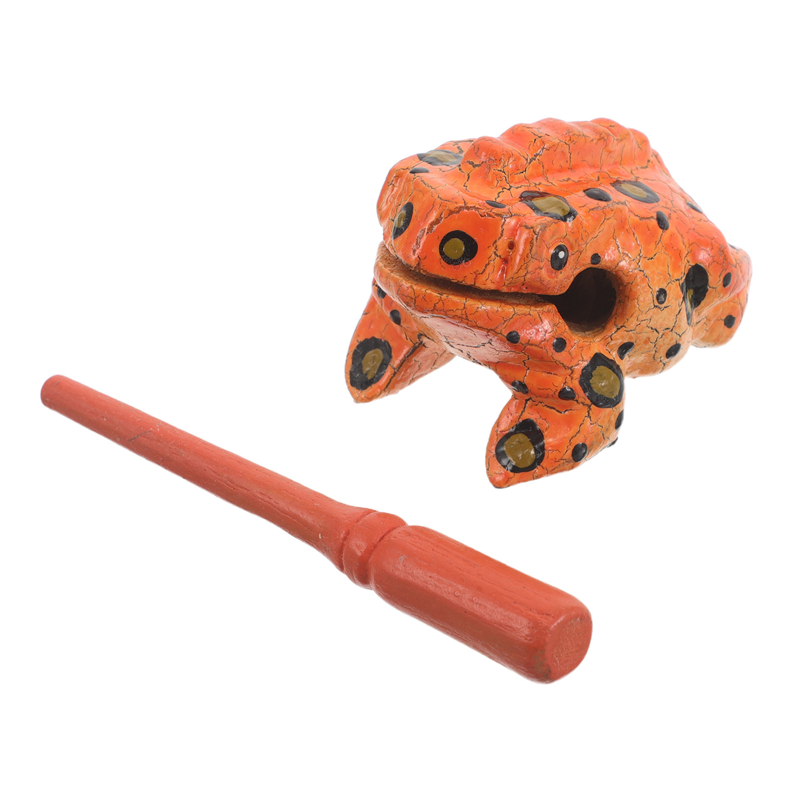 1Set Wooden Frog Guiro Percuss - Guiro Scraper Instrument บทวิจารณ์และราคา