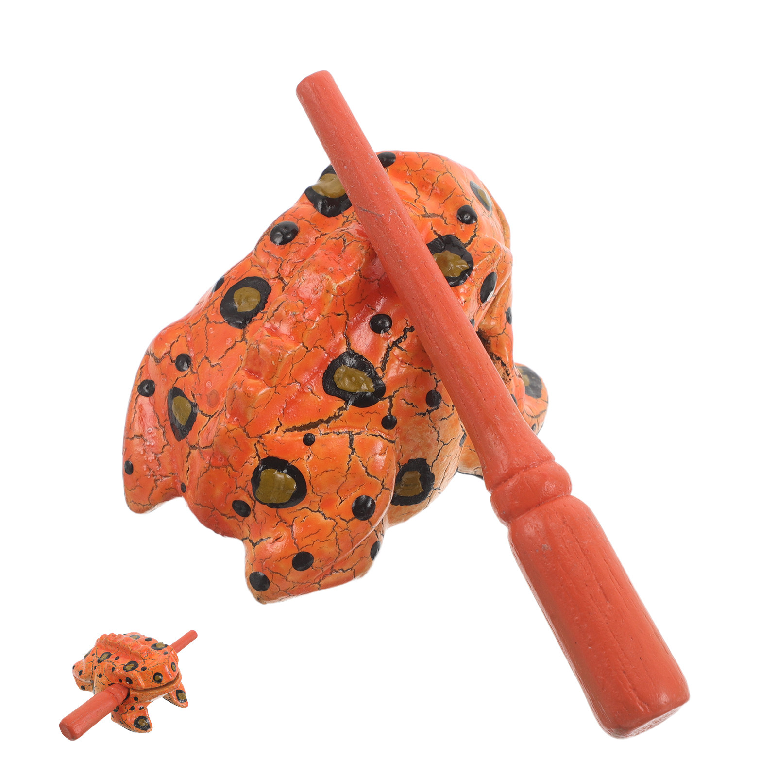 1Set Wooden Frog Guiro Percuss - Guiro Scraper Instrument บทวิจารณ์และราคา