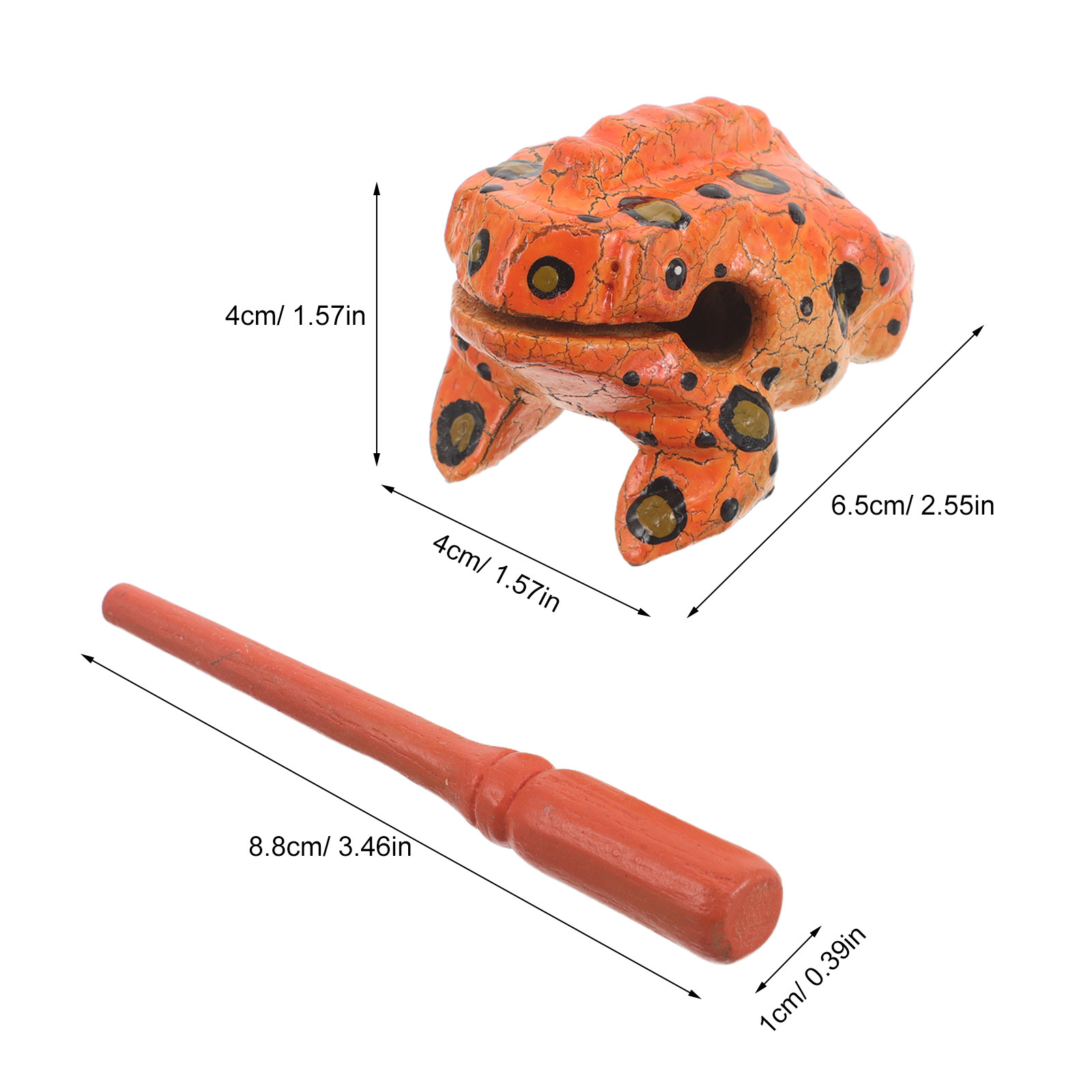 1Set Wooden Frog Guiro Percuss - Guiro Scraper Instrument บทวิจารณ์และราคา