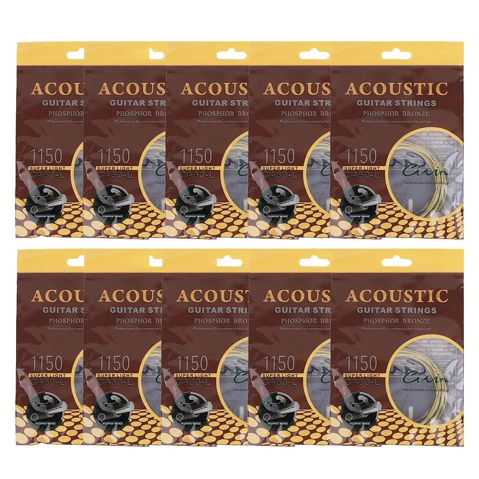 Gearlly 10 Sets Acoustic Guita - Musical Instrument With Strings บทวิจารณ์และราคา