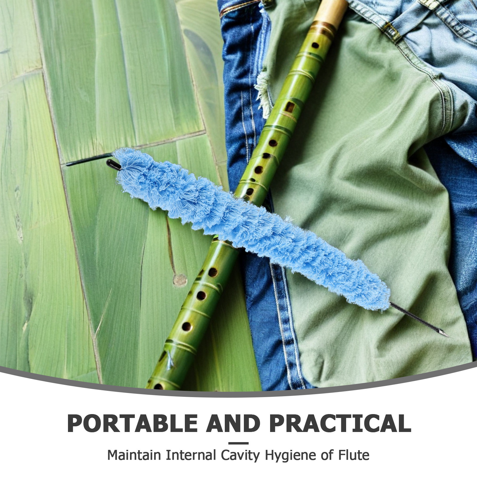 Blue Flute Cleaning Brush Wash - Musical Instrument Flute บทวิจารณ์และราคา