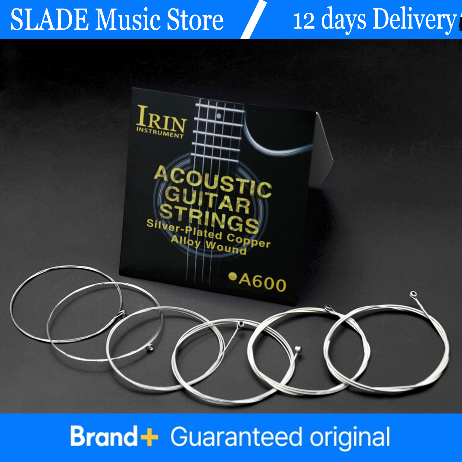 IRIN 6 Strings Acoustic Guitar - Musical Instrument With Strings บทวิจารณ์และราคา
