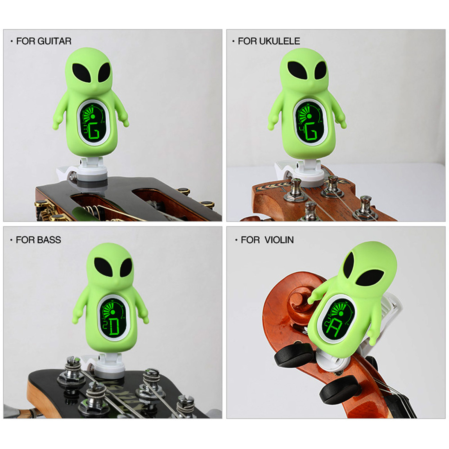 Guitar Tuner A71, Cute Alien C - Musical Instrument Accessories บทวิจารณ์และราคา