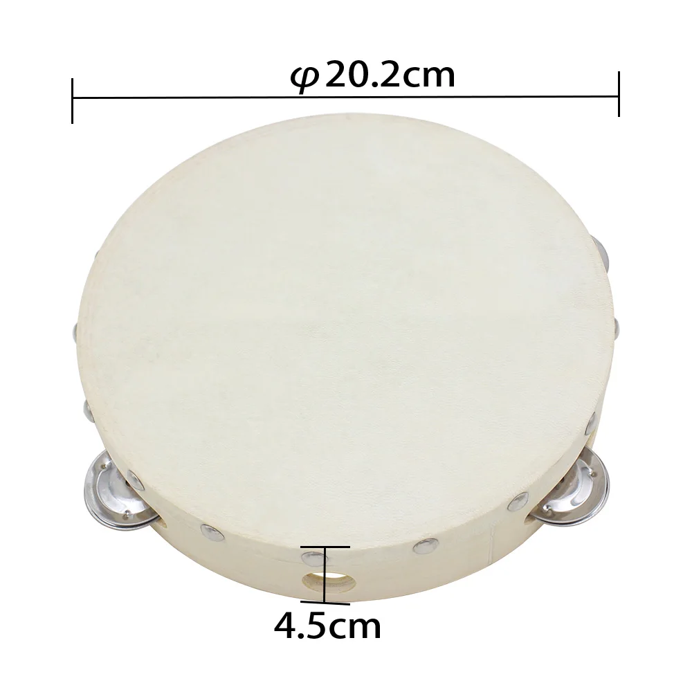 8 Inch Tambourine Music Drums  - Musical Instrument Tambourine บทวิจารณ์และราคา