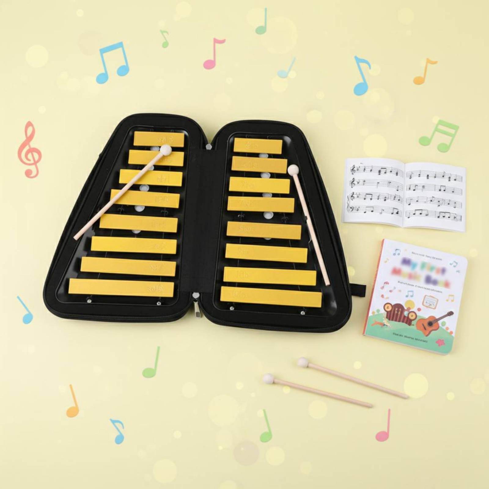 16-Note Aluminum Xylophone Han - Musical Instrument Xylophone บทวิจารณ์และราคา
