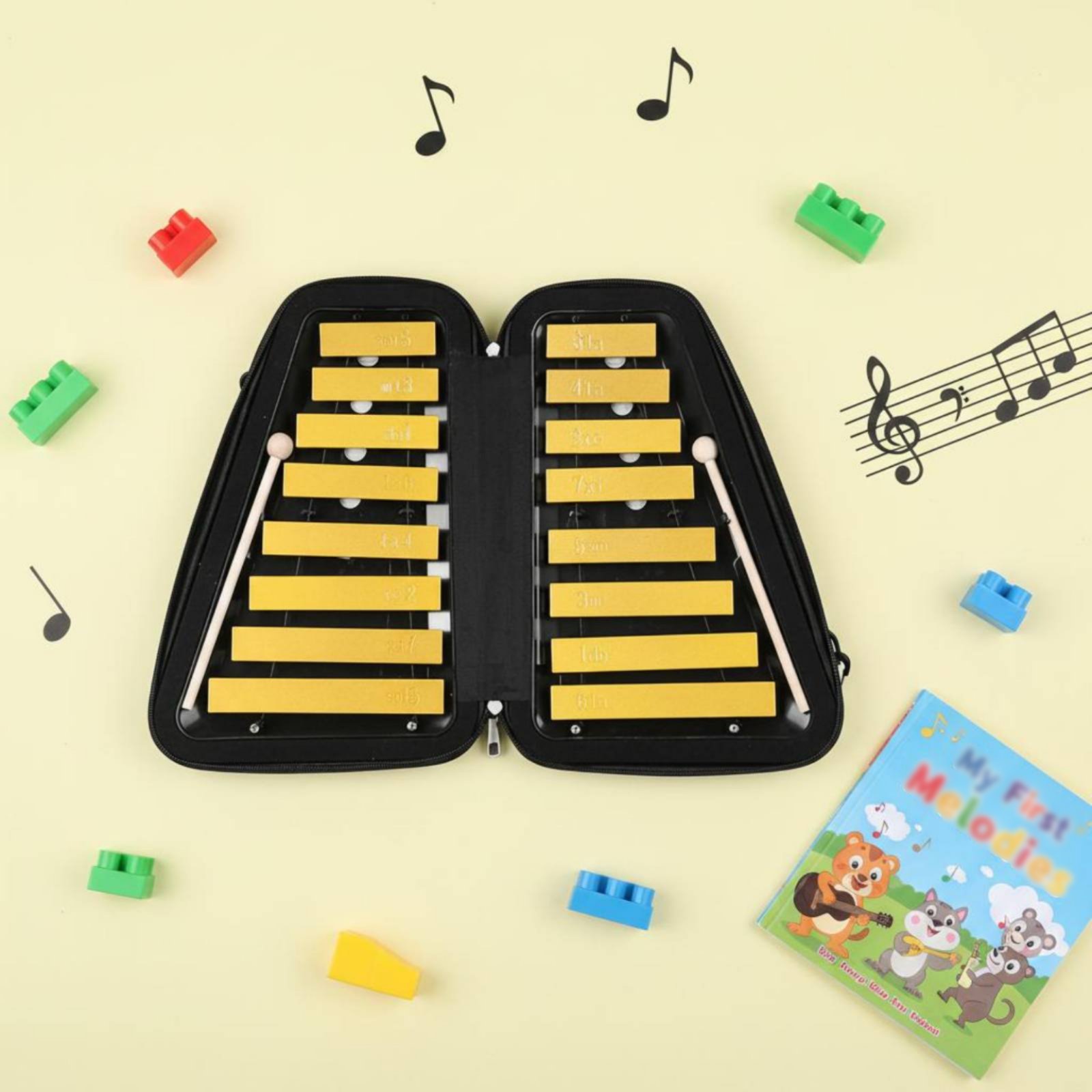 16-Note Aluminum Xylophone Han - Musical Instrument Xylophone บทวิจารณ์และราคา