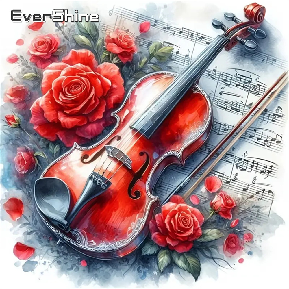 Evershine DIY Diamond Painting - Musical Instrument Cello บทวิจารณ์และราคา