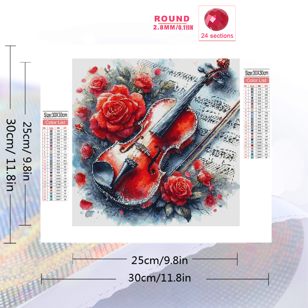 Evershine DIY Diamond Painting - Musical Instrument Cello บทวิจารณ์และราคา