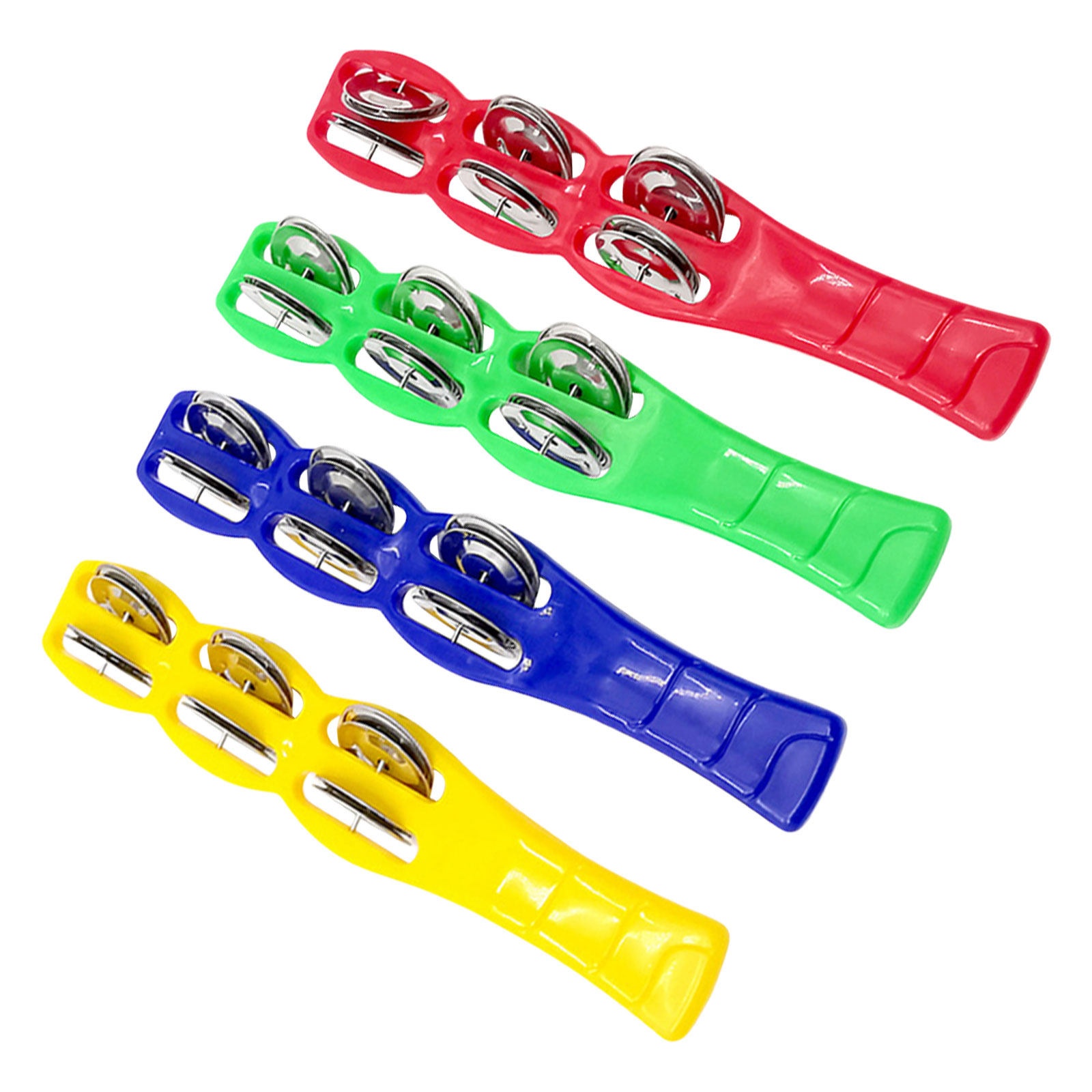 4Pcs Jingle Sticks Tambourine  - Musical Instrument Tambourine บทวิจารณ์และราคา