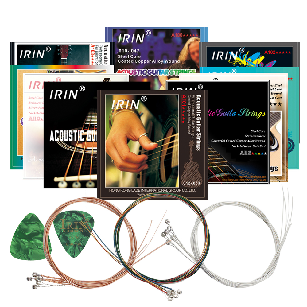 IRIN Acoustic Guitar Strings w - Musical Instrument With Strings บทวิจารณ์และราคา